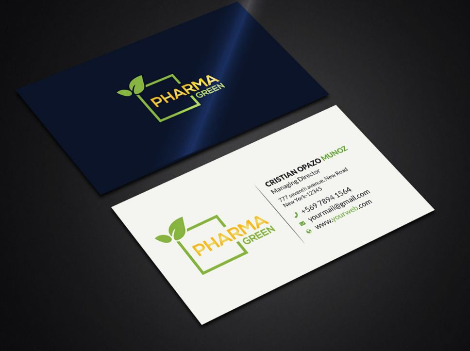 名片模拟图免费下载(Business card mockup free download)插图