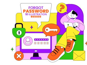 10 Forgot Password Illustration