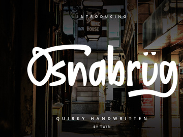 Osnabrug Font Quirky Handwritten