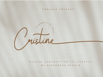 Cristine - Handwritten Font