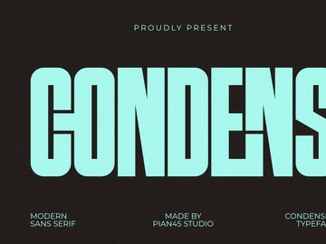 Condens - Condensed Sans Serif Font