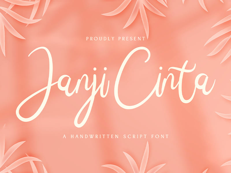 Janji Cinta - Handwritten Font by Stringlabscreative ~ EpicPxls