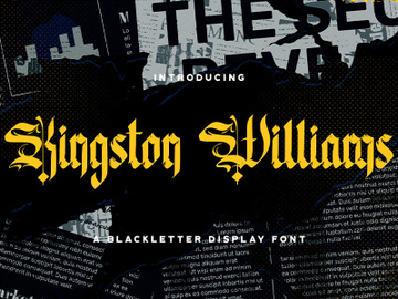 Kingston Williams - Blackletter Font