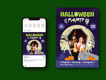 Halloween Party Flyer