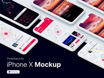 Presentation Kit - iPhone showcase Mockup