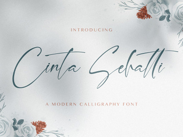 Cinta Sehatti - Calligraphy Script Font