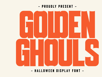 Golden Ghouls - Display Font