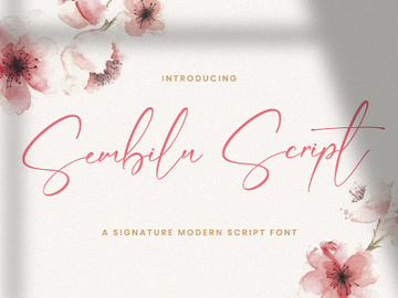 Sembilu Script - Handwritten Font