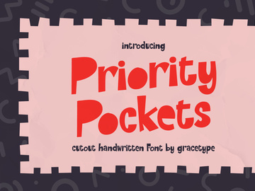 Priority Pocket | Cutout Handwritten
