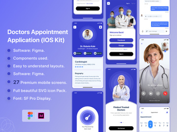 Doctors Appointment  App (IOS Templates)