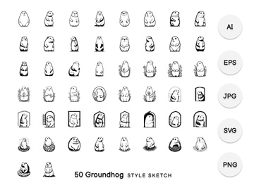 Groundhog Element Draw Black