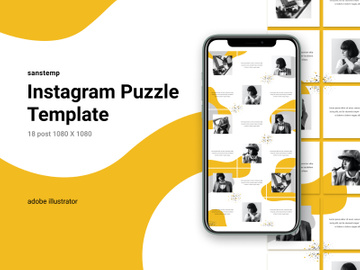 18 Instagram Puzzle Template