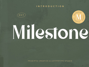 Milestone Modern Classic Font