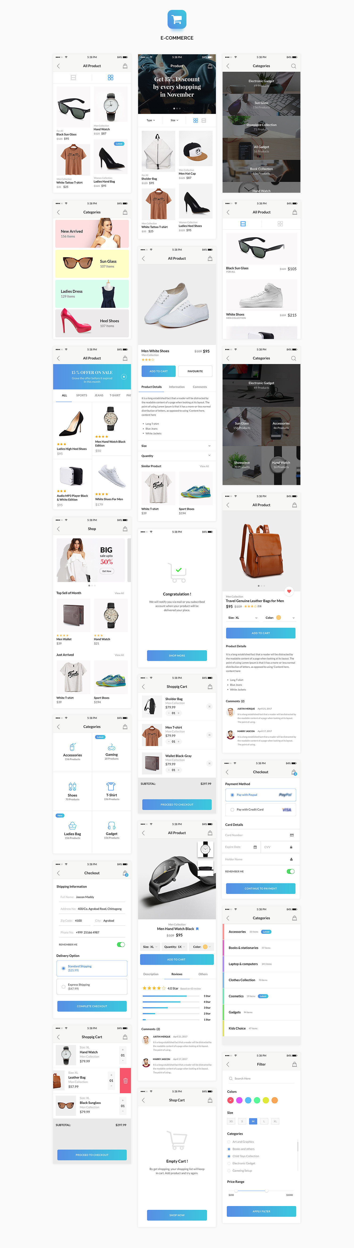 Sobo Mobile ui kit