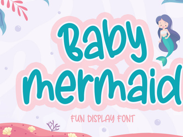 Baby Mermaid - Fun Display Font