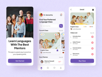 Study Language Mobile App