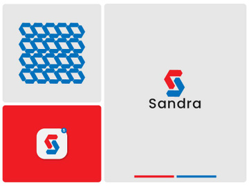 Modern Letter S Logo Design - Wallet, Transfer, Money, Currency, Crypto, Banking