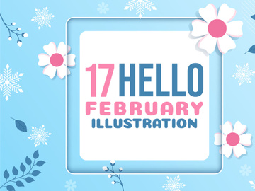 17 Hello February Illustration