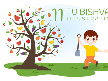 11 Happy Tu BiShvat Illustration