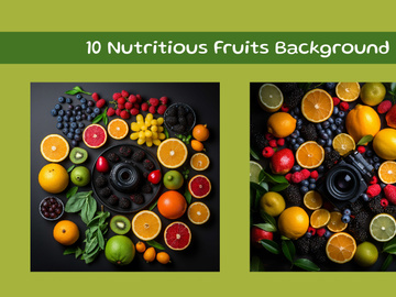 Nutritious Fruits Background