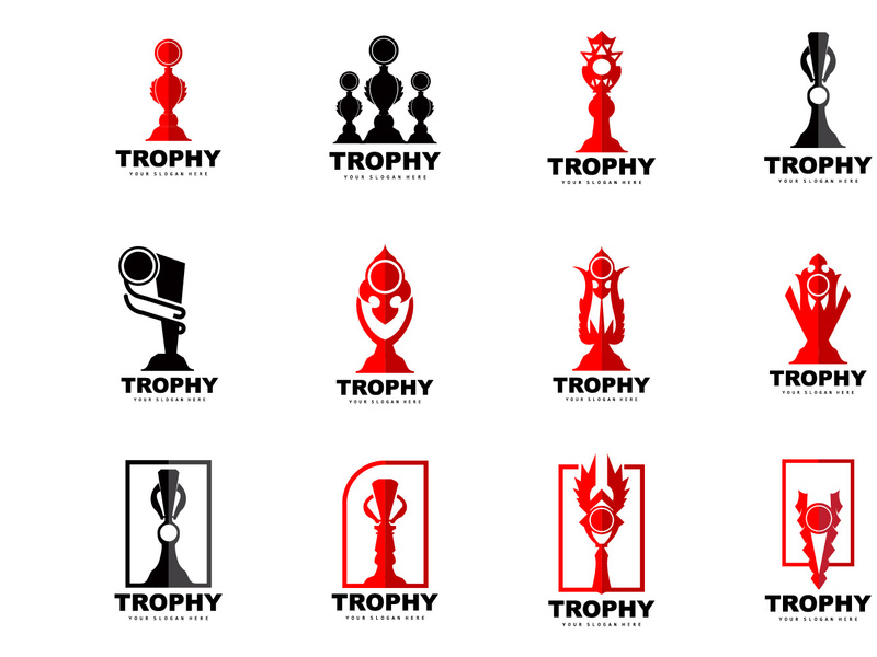Championship Trophy Logo, Champion Award Winner Trophy ~ EpicPxls