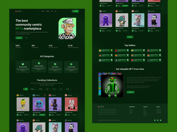 NFT Website Landing Page Design