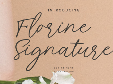 Florine Signature Font