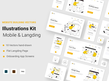 Buiding Website Illustration Kit