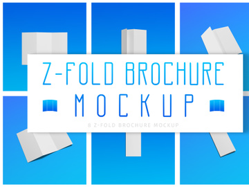 Z-Fold Brochure Mockup