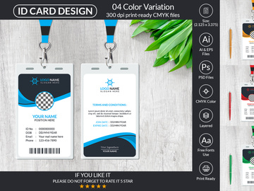 Creative ID Card Design Template