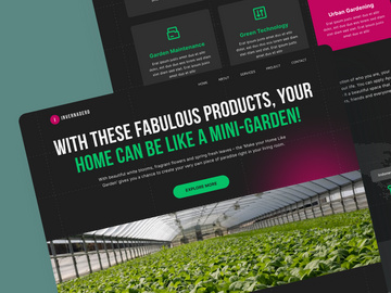 Invernadero - Greenhouse Landing Page