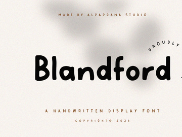 Blandford - Handwritten Font