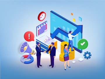 Social Media Promotion 3D Illustration