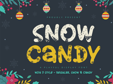 Snow Candy - Playful Display Font