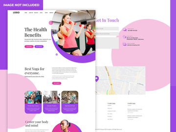 Yoga GYM website template