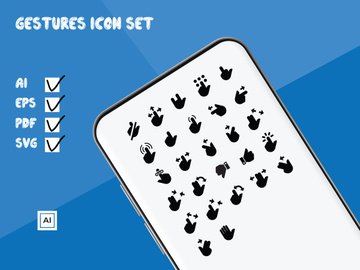 Gestures Icon Set