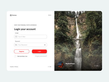 Clean Web Login Form
