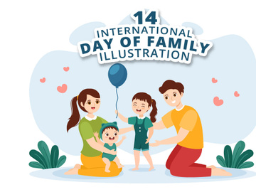14 International Day of Family Illustration