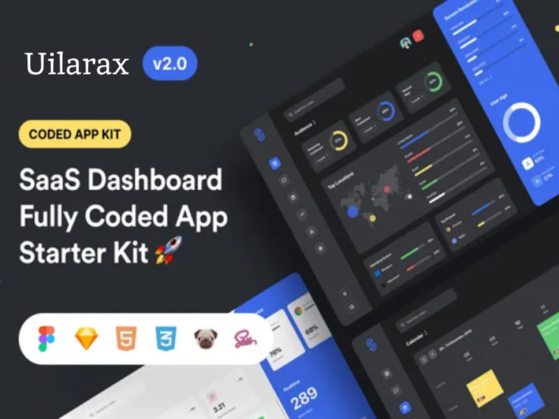 Uilarax v1.0 - Admin dashboard UIkit by Uilarax ~ EpicPxls