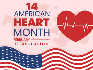 14 American Heart Month Illustration