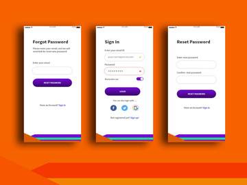 Login Page UI Design