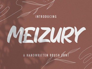 MEIZURY - Handwritten Font