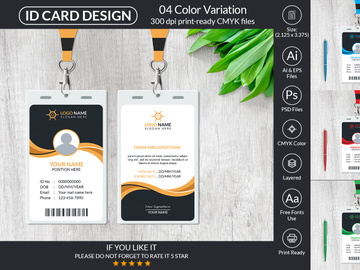 Creative ID Card Design Template