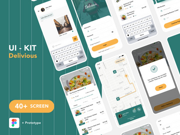 Delivious - Food Delivery UI-Kit