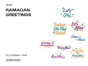 Ramadan Greeting Graphic Text