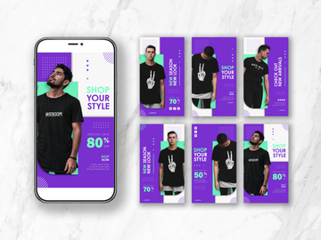 Instagram stories minimal for fashion