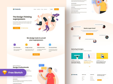 Free Productly Landing Page