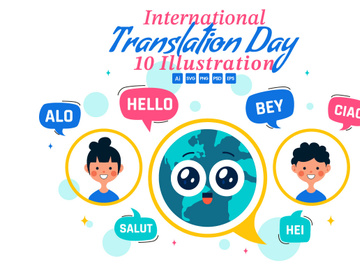 10 International Translation Day Illustration