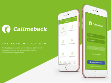 Callmeback -  UI Design for Job Search