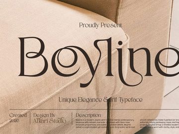 Beyline - Unique Elegance Serif Typeface Font